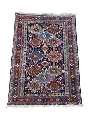 Lot 866 - A Persian Yalameh rug, late 20th century, with...