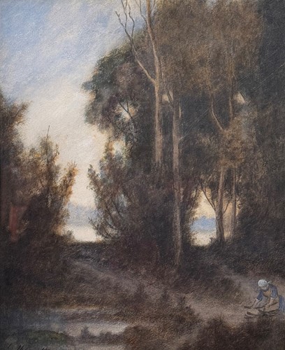 Lot 430 - Attributed to Leon Lhermitte (French, 1844-1925)