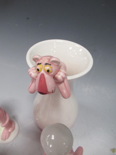 Lot 141 - A collection of ceramic Pink Panther models...
