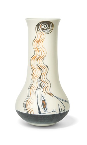 Lot 39 - An unmarked abstract vase, 20th century