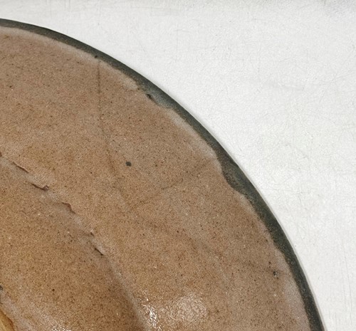 Lot 53 - Michael Cardew (1901-1983) for Wenford Bridge, a large studio pottery dish, circa 1975