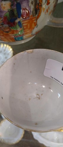 Lot 6 - A group of Mandarin porcelain, 18th century,...