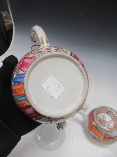 Lot 6 - A group of Mandarin porcelain, 18th century,...