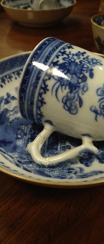 Lot 7 - A collection of Chinese blue and white tea...
