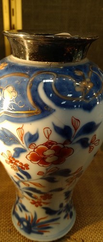 Lot 17 - A Chinese export sparrow beak jug and cover,...