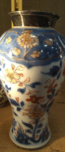 Lot 17 - A Chinese export sparrow beak jug and cover,...
