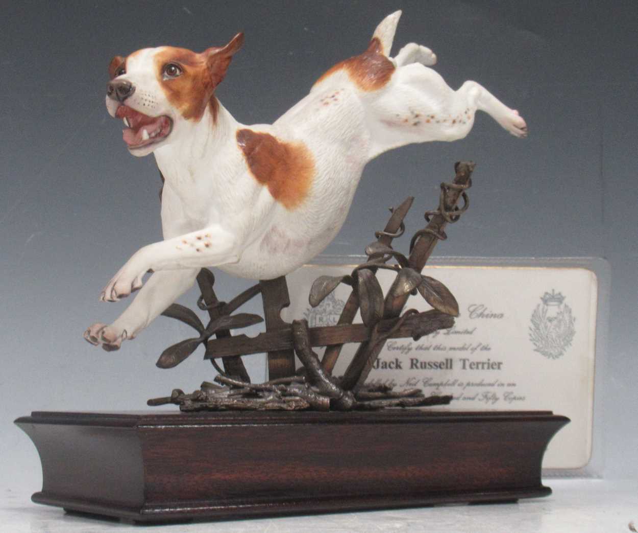 Lot 60 - Albany Fine China painted ceramic Jack Russell...