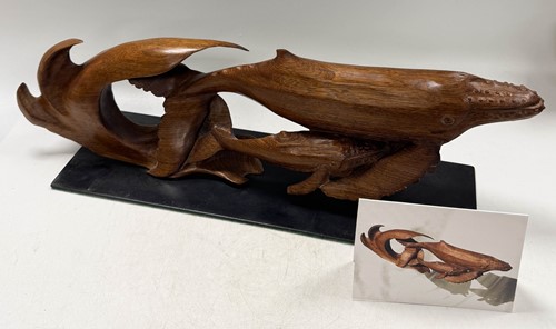 Lot 91 - Mark Vyvyan-Penny (1959-), Whale and Calf