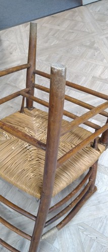 Lot 181 - Attributed to Philip Webb for Morris & Co., an ash Sussex chair