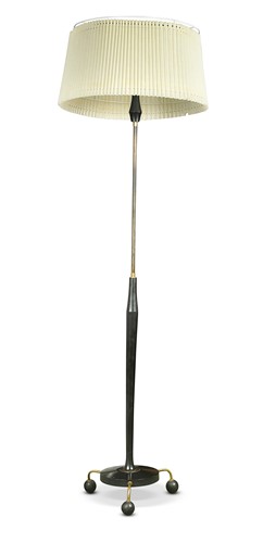 Lot 263 - A Continental mid-century standard lamp