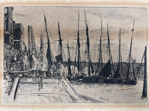 Lot 32 - James Abbott McNeill Whistler PRBA (American, 1834-1903)