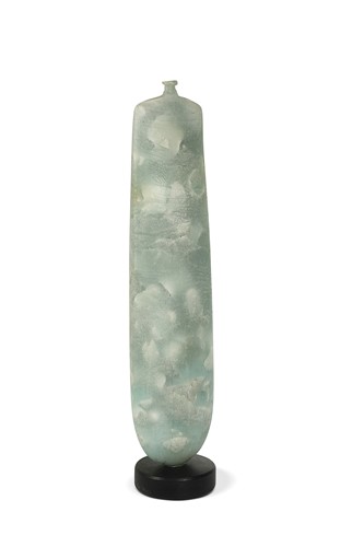 Lot 56 - Peter Hayes (1946-), a narrow bottle-form vase