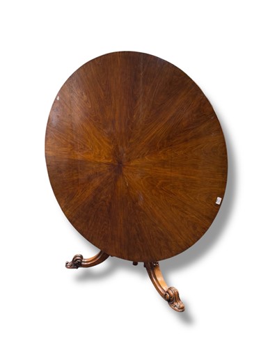 Lot 576 - An early Victorian rosewood breakfast table,...