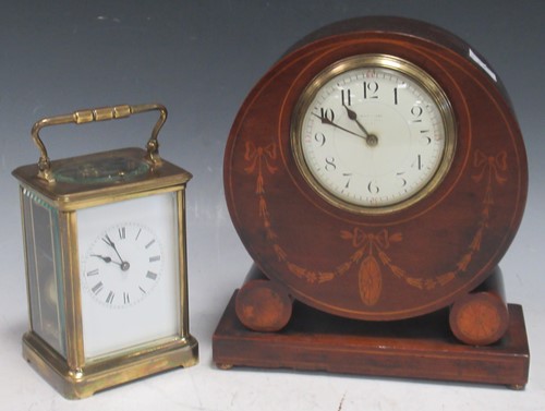 Lot 203 - John Elkan Liverpool City overmantel clock in...