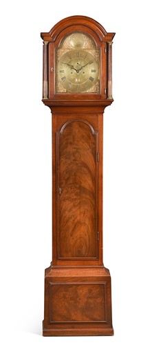 Lot 574 - A George III mahogany longcase clock, Joseph Stephens, London
