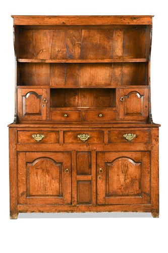 Lot 389 - A Welsh elm and oak dresser, 18th century