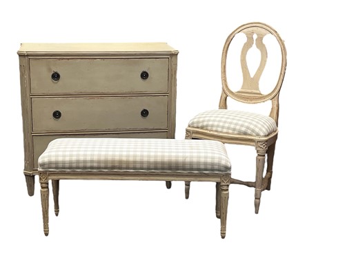 Lot 707 - A possible Chelsea Textiles Empire style...