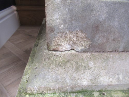 Lot 739 - A large Haddonstone Gothic style composite stone garden urn