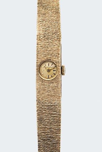 Lot 235 - Roy King for Bueche-Girod - A 9ct gold wristwatch