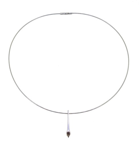 Lot 97 - Paul Spurgeon - A platinum diamond set necklace