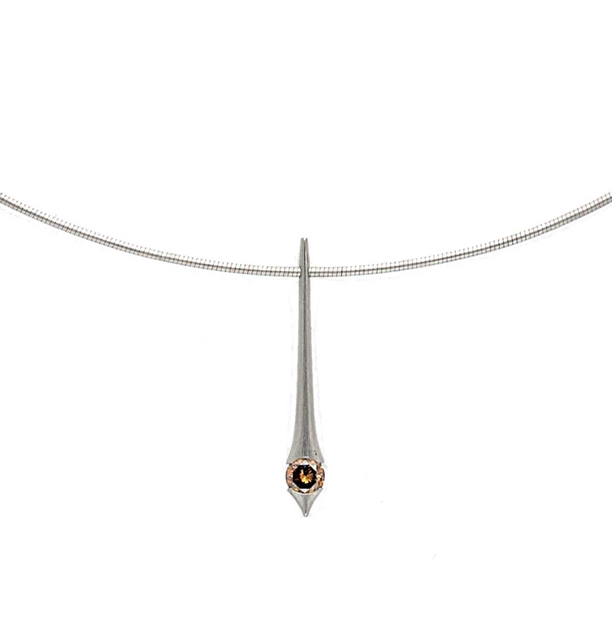 Lot 97 - Paul Spurgeon - A platinum diamond set necklace