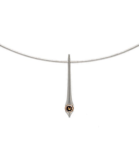 Lot 97 - Paul Spurgeon - A platinum diamond set necklace