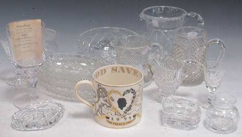 Lot 140 - Collection of moulded and cut glass, 12...