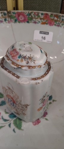 Lot 16 - Large 19th century Chinese export bowl with...