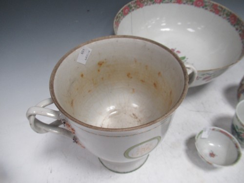 Lot 16 - Large 19th century Chinese export bowl with...