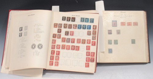 Lot 291 - A stamp collection in mixed albums, 2 of which...