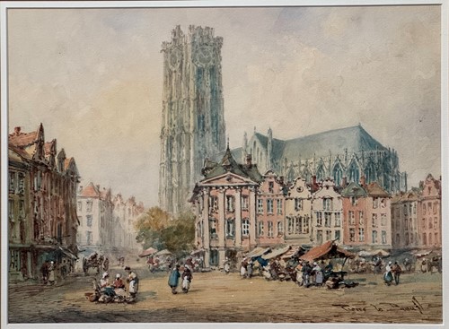 Lot 422 - Pierre Le Boeuff (French, Fl. 1899-1920)