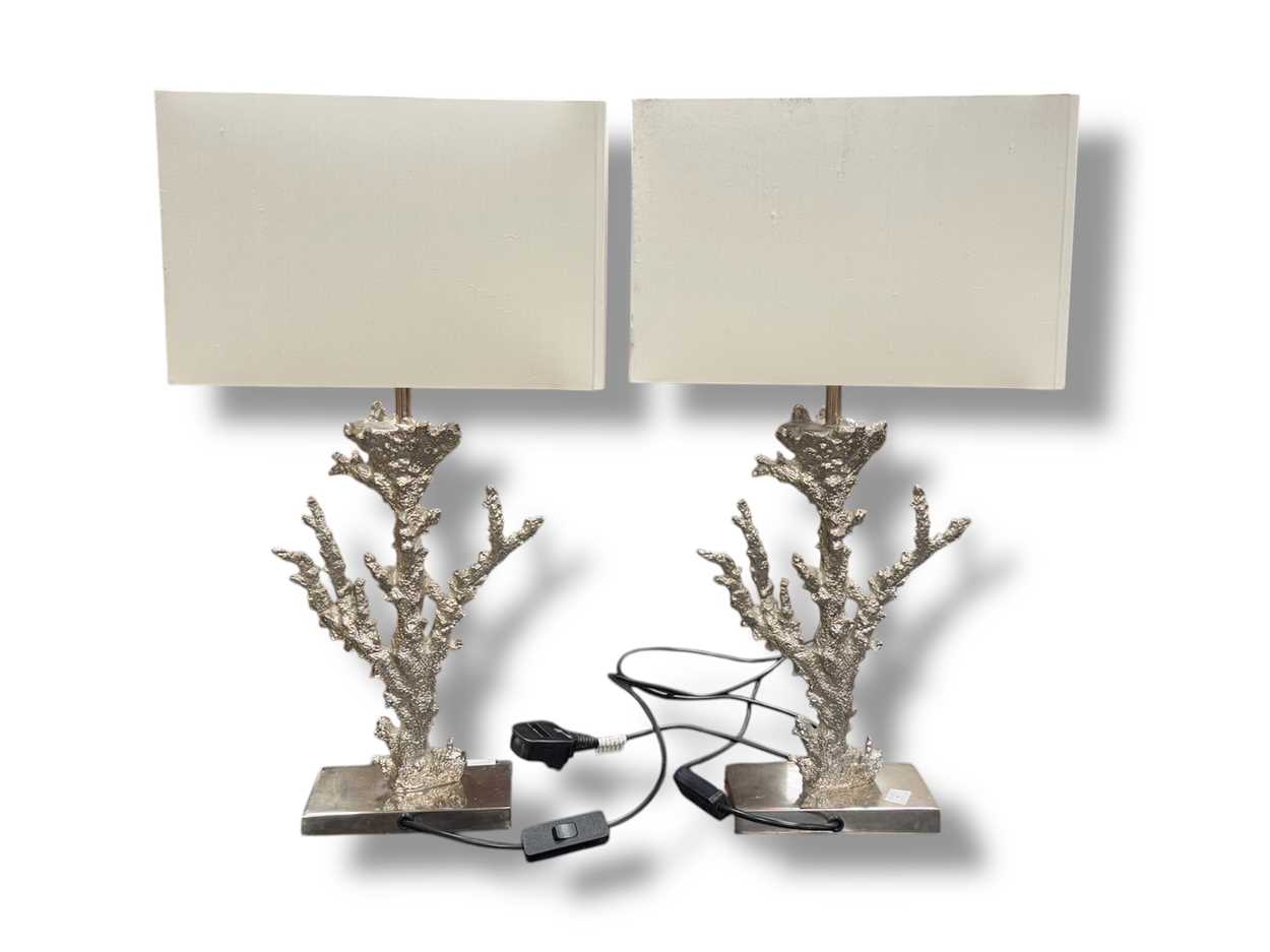 Lot 790 - A pair of Heathfield Lighting table lamps...