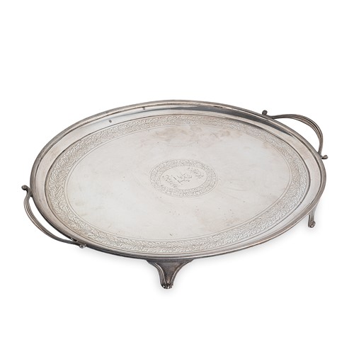 Lot 597 - Edinburgh - A George III silver tray