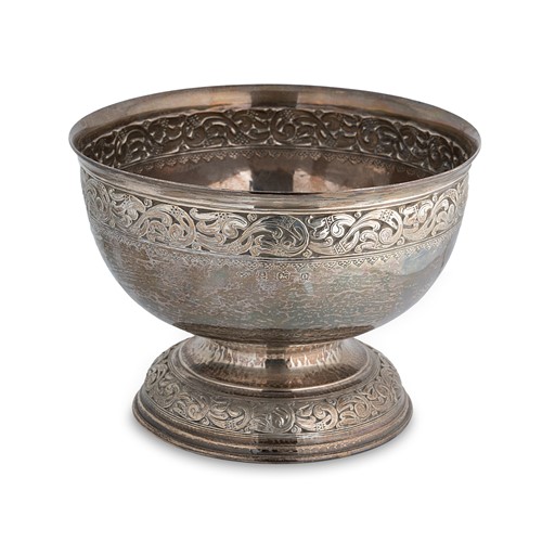 Lot 551 - A George VI silver rose bowl, mark of Liberty & Company Ltd.
