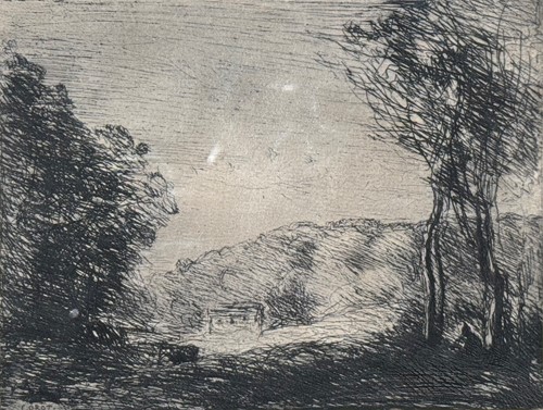 Lot 450 - Jean-Baptiste-Camille Corot (French, 1796-1875)