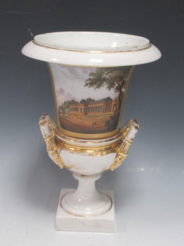 Lot 27 - A 19th century Berlin factory two handled...