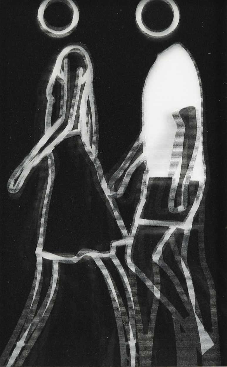 Lot 119 - Julian Opie (1958-), Julian and Suzanne Walking, 2006