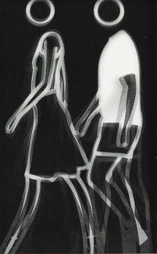 Lot 119 - Julian Opie (1958-), Julian and Suzanne Walking, 2006