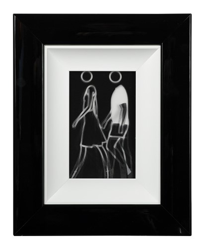 Lot 119 - Julian Opie (1958-), Julian and Suzanne Walking, 2006
