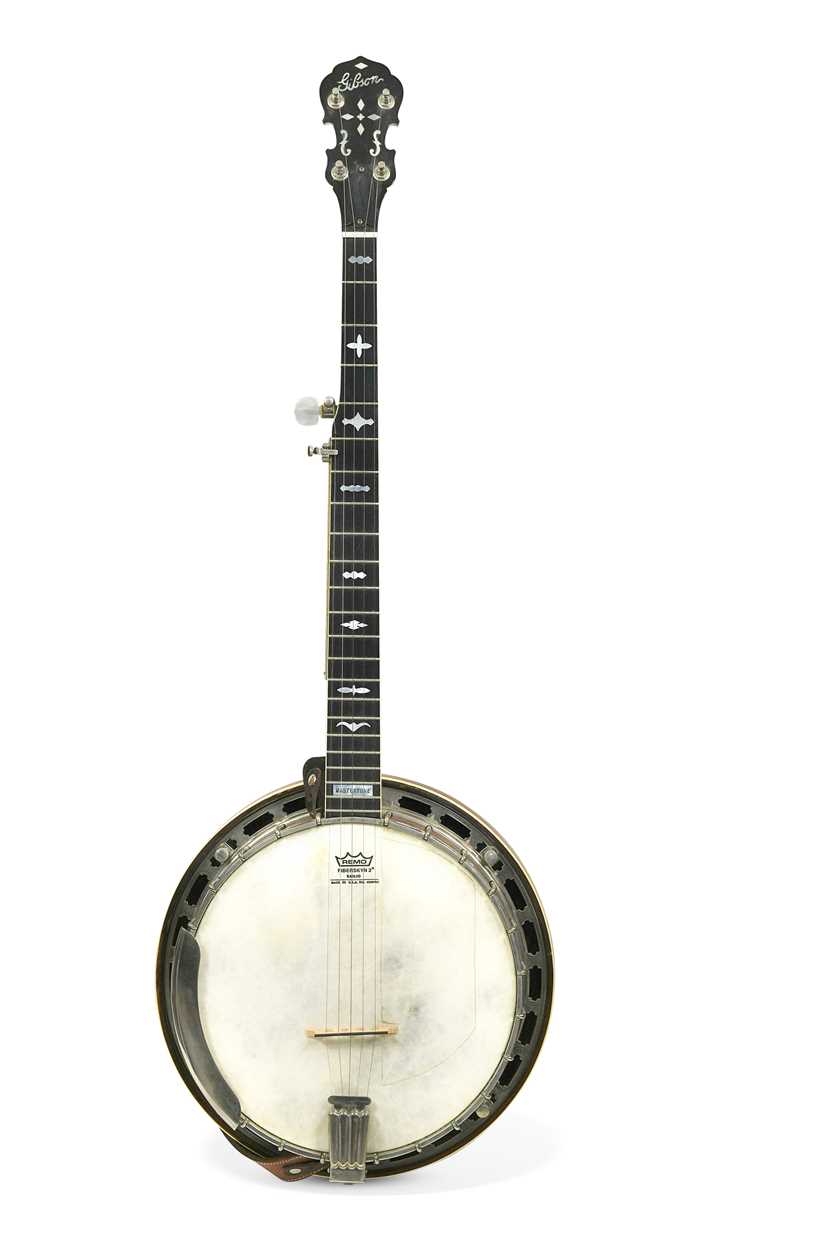 Lot 708 - A Gibson RB250 Mastertone five string banjo, 1987