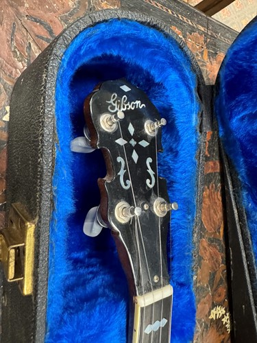 Lot 708 - A Gibson RB250 Mastertone five string banjo, 1987