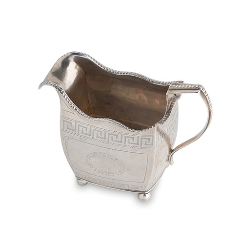 Lot 606 - Dublin - A George III silver milk jug
