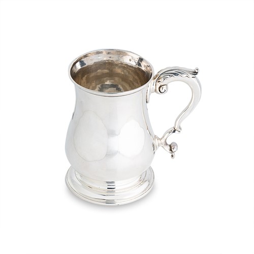 Lot 428 - An early George III 18th century silver tankard