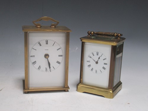 Lot 208 - A French carriage clock, circa 1900, the...