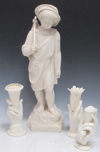 Lot 47 - A Copeland parian figure of 'The Young...