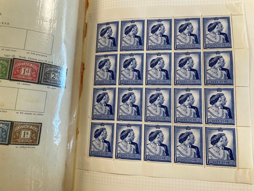 Lot 283 - Stamps. A Stanley Gibbons KGVI album, very...