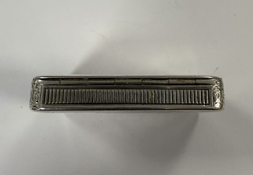 Lot 283 - A Victorian silver snuff box, mark of Sampson...