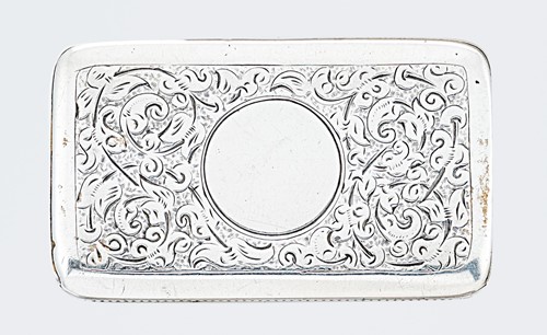 Lot 291 - A Victorian silver snuff box, mark of Sampson Mordan & Company