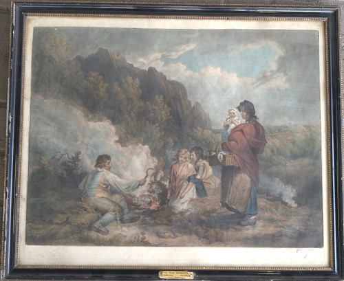 Lot 654 - After George Morland, The Fern Gatherers,...