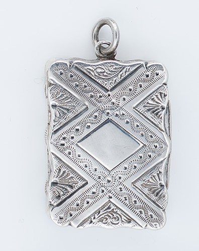Lot 287 - A Victorian silver vinaigrette